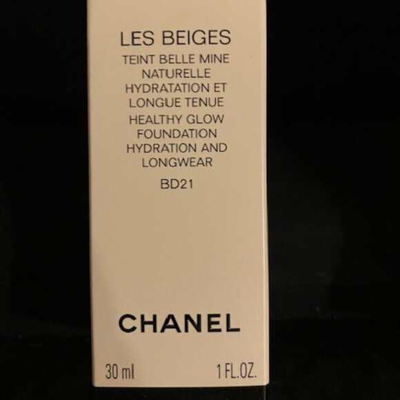 CHANEL les beiges healthy glow foundation Hydration And Longwear BD21 - Picture 1 of 2